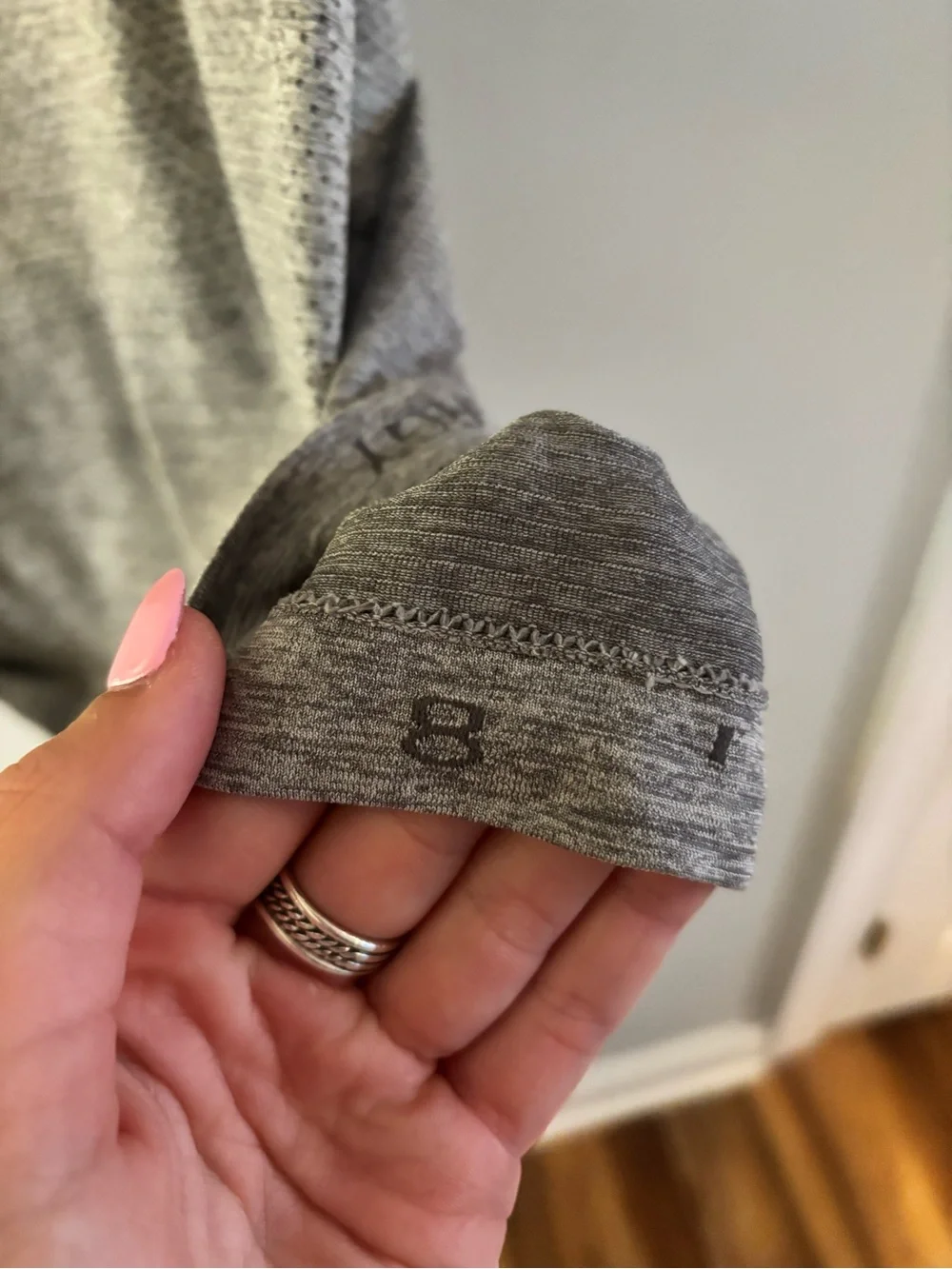 lululemon athletica Gray Racerback Tank Top